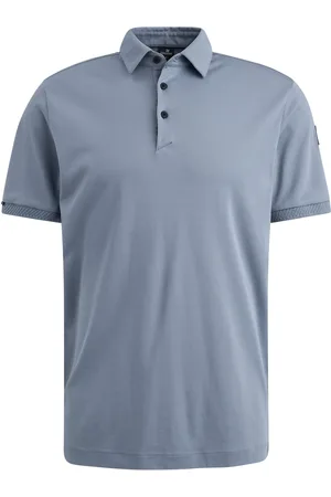 Vanguard De Polo Raschel Interlock van is een stijlvolle heren polo met een polokraag en knoopsluiting