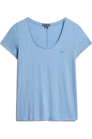 Superdry Dit casual T-shirt van heeft een stijlvolle U-hals en korte mouwen