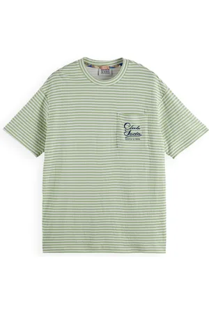 Scotch&Soda Het T-shirt Double Face van is een relaxed heren t-shirt met lange mouwen