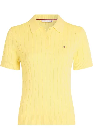 Tommy Hilfiger De Polo Cable Mid van is een stijlvolle dames polo met een casual uitstraling