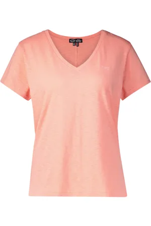 Superdry Het V neck dames T-shirt van combineert casual stijl met een elegante V-hals en korte mouwen