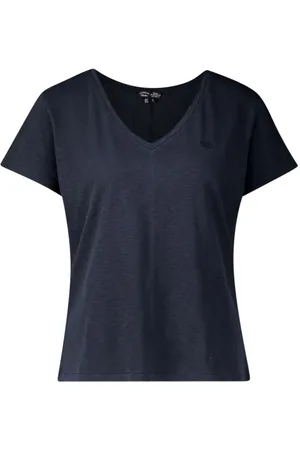 Superdry Het V neck dames T-shirt van combineert casual stijl met een elegante V-hals en korte mouwen