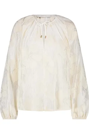 NUKUS De Yoni Top Embroidery van is een elegante top lange mouw met verfijnde borduursels