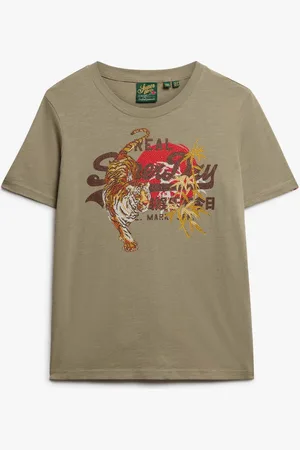 Superdry Het T-shirt VI Tokyo van is een casual dames T-shirt met een ronde hals en lange mouwen