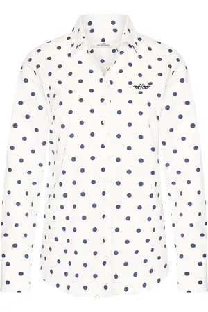 HV SOCIETY Blouse Alya van is een casual blouse met een button-down kraag en manchetten met knopen