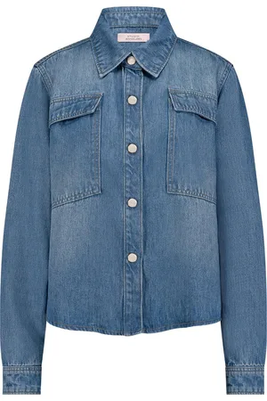 Studio Anneloes De Blouse Sterre van is een casual spijkerjas met een button-down kraag, zakken op de voorzijde, en lange mouwen met manchetten en knopen