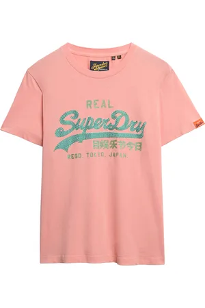 Superdry Het T-shirt Rhinestone van is een casual dames t-shirt met korte mouwen en een ronde hals