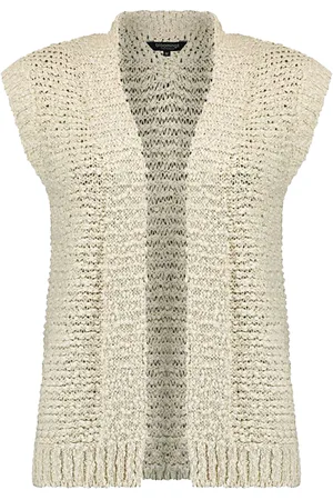 bloomings Het Gilet Metallic van is een minimalistisch effen vest dat stijl en comfort combineert