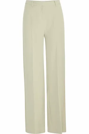 Ichi De Pantalon Lexi van is een stijlvolle pantalon met een normale taille en rechte pasvorm