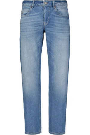 No Excess De Denim, Relaxed Fit 715, Stone Used van is een casual heren jeans met een normale taille