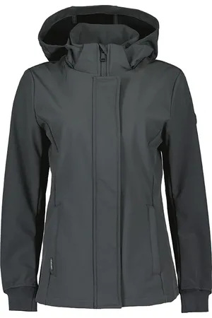 Airforce De Softshell Jas van is een stijlvolle tussenjas met een effen patroon en een praktische capuchon
