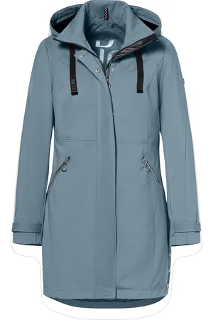 district De Jas Pacific van is een stijlvolle parka met een afneembare capuchon en lange mouwen, ideaal voor casual gelegenheden