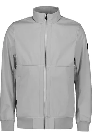 Airforce De Softshell Jas van is een minimalistische tussenjas met een opstaande kraag, lange mouwen en een regular pasvorm
