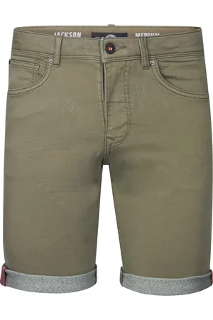 Petrol Industries De Short Ros Denim van is een casual heren short met een normale taille en slimfit pasvorm