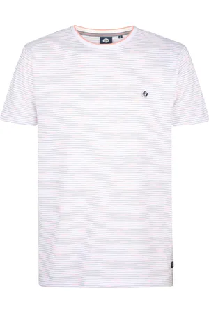 Petrol Industries Het T-Shirt van is een casual heren t-shirt met een ronde hals en korte mouwen, gemaakt van comfortabel katoen