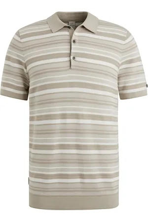 Cast Iron De Polo van is een heren polo met een casual stijl en een opstaande kraag