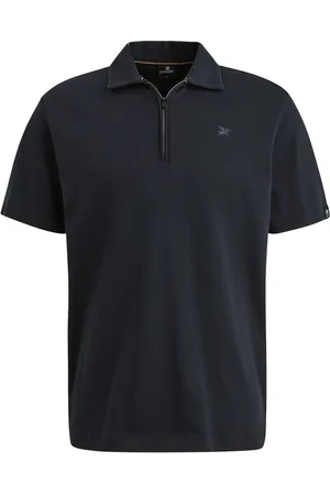 Vanguard De Polo Interlock van is een stijlvolle heren polo met een opstaande kraag en korte mouwen