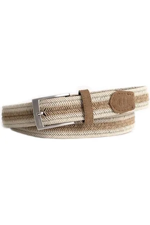 Tresanti De ELIJAH | Braided belt van is een stijlvolle herenriem met een gevlochten patroon
