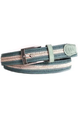 Tresanti De ELIJAH | Braided belt van is een stijlvolle herenriem met een gevlochten patroon