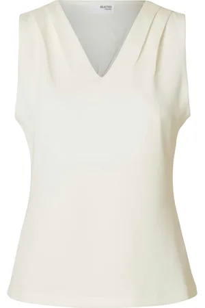 SELECTED De Top Tenny van is een stijlvolle dames top korte mouw, perfect voor de zomer