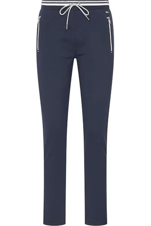 HV SOCIETY De Pantalon Macy van is een stijlvolle lange broek met een casual uitstraling