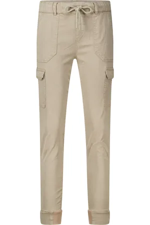 Zhrill Jeans Daisy van combineert casual stijl met praktische cargo zakken en een comfortabele elastische manchet