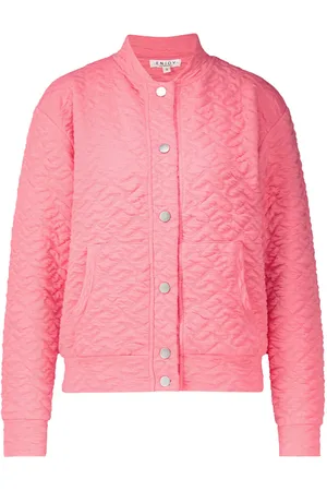 Enjoy Jasje structuur van is een stijlvolle blazer met lange mouwen en een praktische drukknoopsluiting