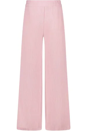 In Shape De Pantalon Kitty van is een elegante pantalon met een elastische taille en wijde pijpen