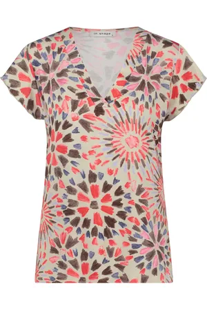 In Shape T-shirt Vere van is een stijlvol dames T-shirt met een grafisch patroon