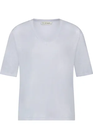 In Shape De Top Day van is een elegante dames top korte mouw, perfect voor zomerse dagen
