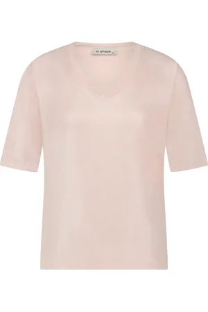 In Shape De Top Day van is een elegante dames top korte mouw, perfect voor zomerse dagen