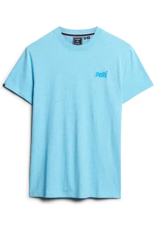 Superdry Het T-shirt Essential Logo van is een casual heren t-shirt met een ronde hals en korte mouwen