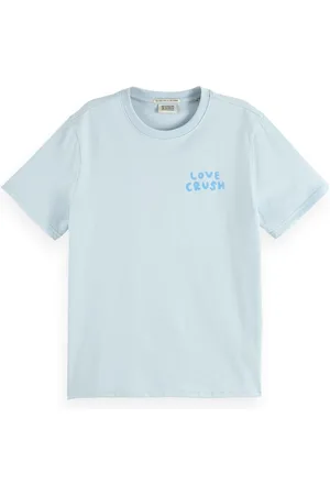 Scotch&Soda Het T-shirt Chest Artwork van is een casual dames t-shirt met een ronde hals en lange mouwen