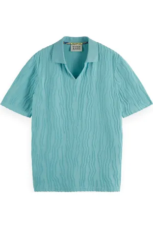 Scotch&Soda De Polo Jacquard Terry van is een heren polo met een casual stijl