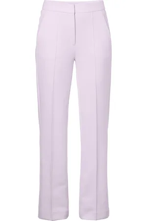 beaumont De Pantalon Yuka van is een stijlvolle lange broek met een effen patroon