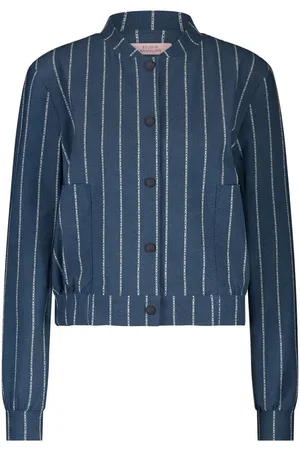 Studio Anneloes De Bomberjack Benny Pinstripe van is een stijlvolle tussenjas