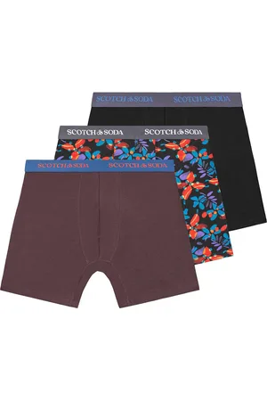 Scotch&Soda De Boxer 3-pack van biedt heren ondergoed met een elastische tailleband voor optimaal comfort
