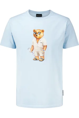 baron filou Het T-shirt Summer Clumber van , een casual heren t-shirt met een ronde hals en korte mouwen, is perfect voor elke gelegenheid