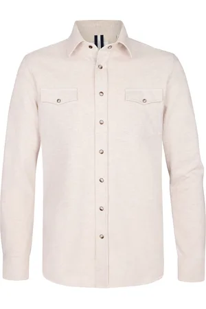 Profuomo Het Overshirt Western van is een stijlvolle heren jas met een casual uitstraling