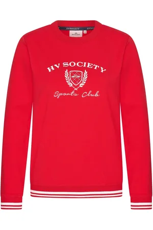 HV SOCIETY Sweater Matilda van is een casual sweater met een opstaande kraag en ribgebreid mouwboord