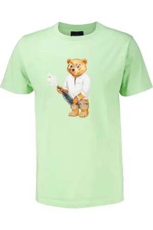 baron filou Het T-shirt Champagne Splasher van is een casual heren t-shirt met een ronde hals en korte mouwen