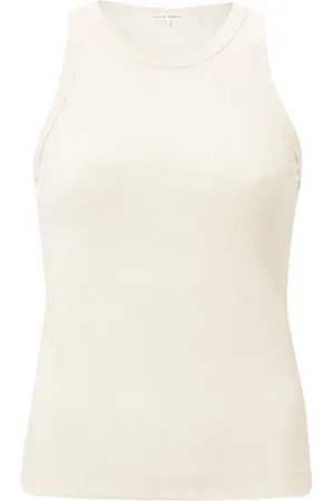 YAYA De Top Rib van is een stijlvolle en minimalistische dames top mouwloos