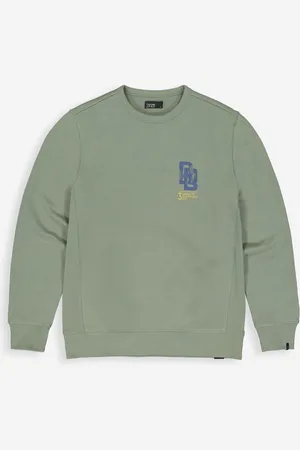 Butcher of Blue De Sweater BB Crew van is een casual heren sweater met een ronde hals en ribgebreide mouwboorden