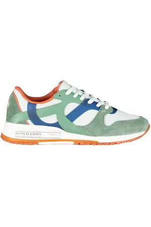 Scotch&Soda De Sneakers Vivex van combineren een sportieve stijl met een effen patroon, ideaal voor casual en trendy gelegenheden