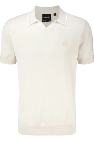 Lyle & Scott Deze Lyle&scott polo, ideaal voor casual gelegenheden, combineert een effen patroon met een stijlvolle polokraag en ribgebreide mouwboorden
