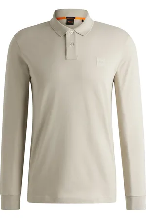 HUGO BOSS De Rugby Passerby van is een stijlvolle heren rugby met een button down kraag en lange mouwen
