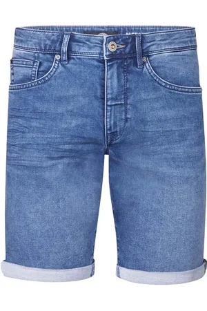 Petrol Industries Shorts Ros Denim van is een casual heren short met een normale taille en slimfit pasvorm