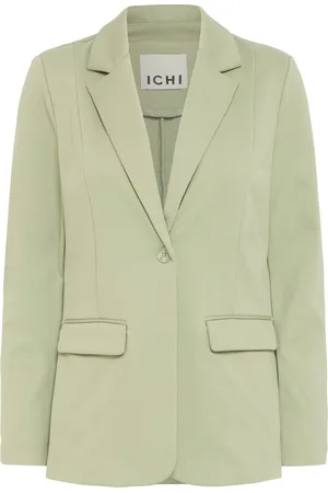 Ichi De Blazer Kate Sus Long van is een stijlvolle dames blazer met een normale taille en een elegante spreidkraag