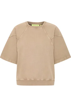 TheJoggConcept De Sweater Rugby van biedt casual stijl met een ronde hals, korte mouwen en een losse fit