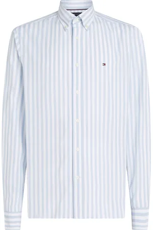 Tommy Hilfiger Het Overhemd Bold Stripe van is een stijlvol heren overhemd met een opvallend streeppatroon